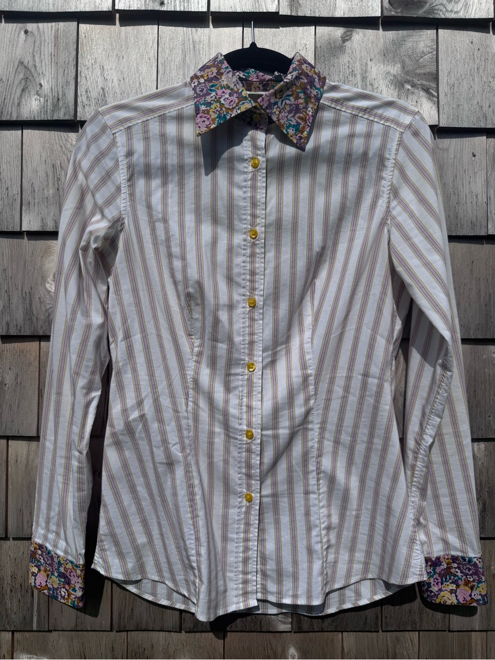 Etro Fitted Striped Button-Up